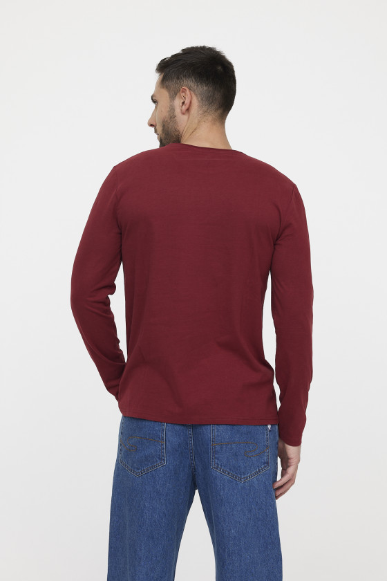 Lee Cooper T-shirt AREO ML Red Wine