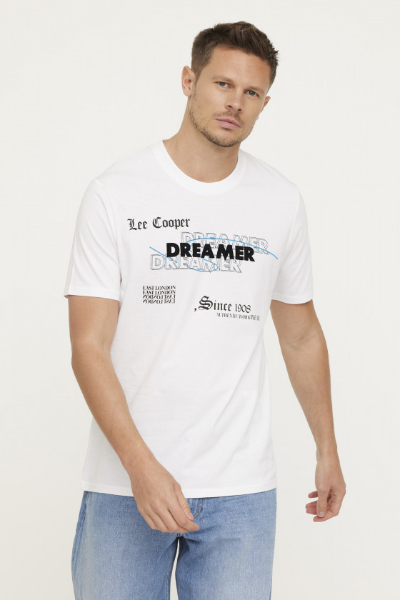 Lee Cooper T-shirt ARIBO Blanc