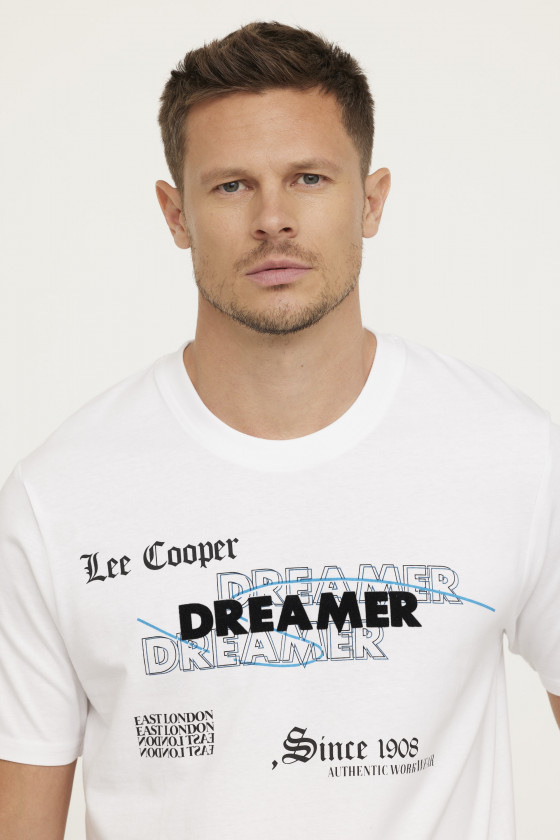 Lee Cooper T-shirt ARIBO Blanc