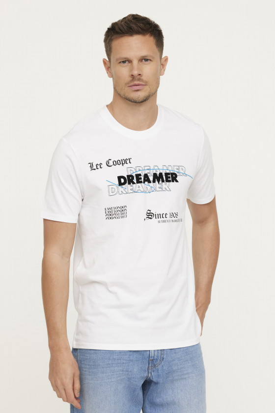 lee cooper T-shirt ARIBO Blanc