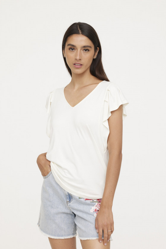 lee cooper T-shirt ARICIA Ivory