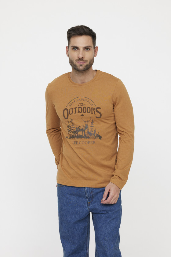 Lee Cooper T-shirt ARIGNAL Camel