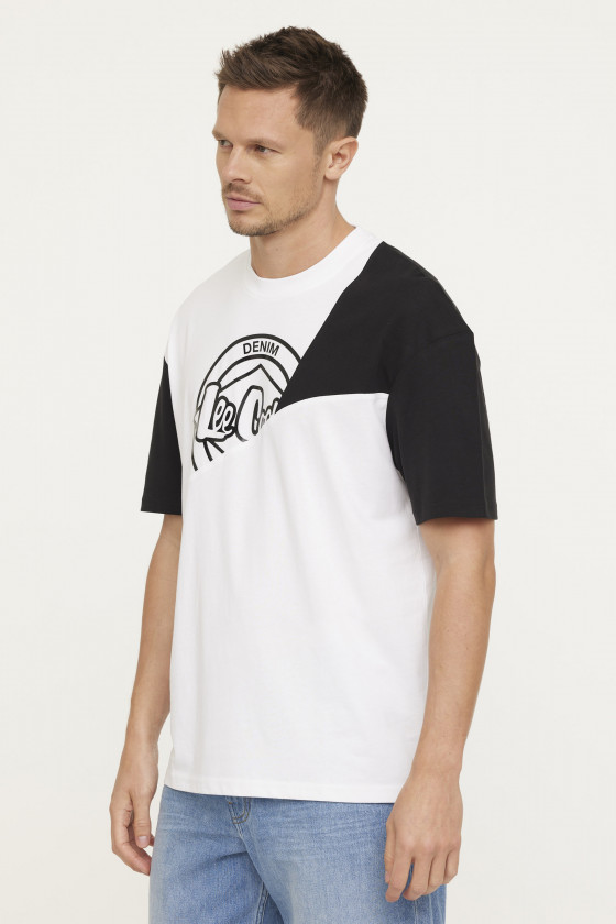 Lee Cooper T-shirt ATIMO Blanc/Black