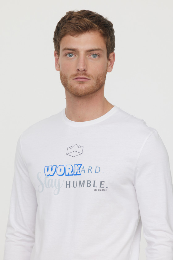 Lee Cooper T-shirt Atof Blanc