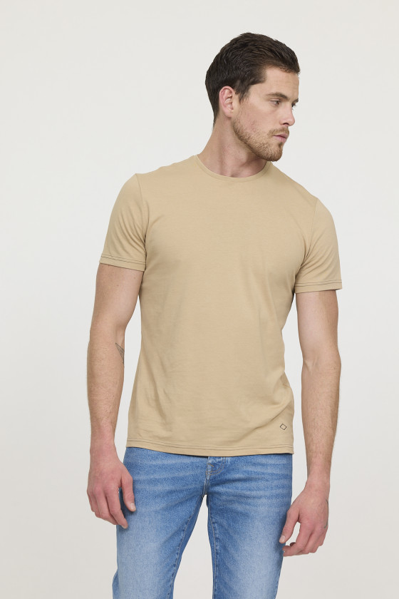 lee cooper T-shirt AUBIN Beige
