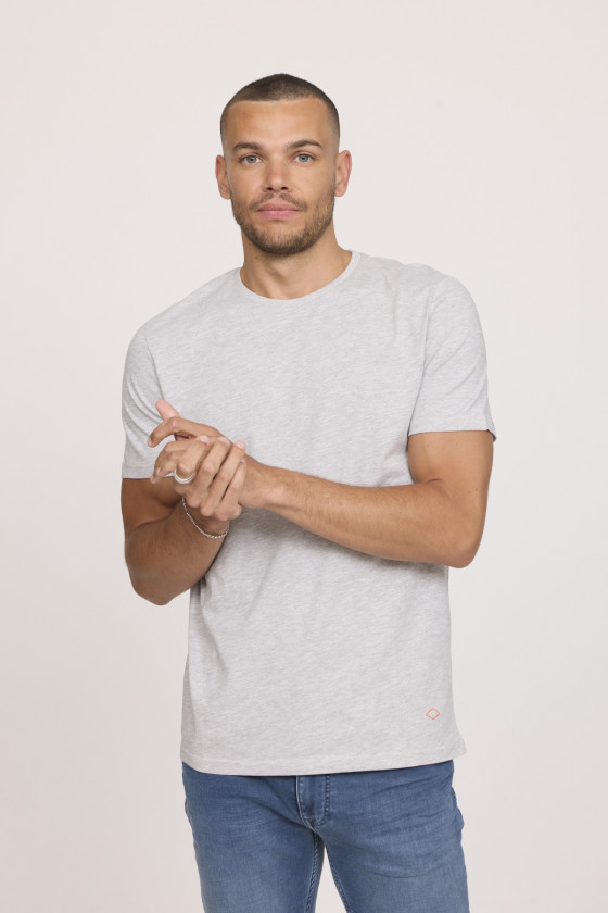 lee cooper T-shirt AYLAN Gris chiné