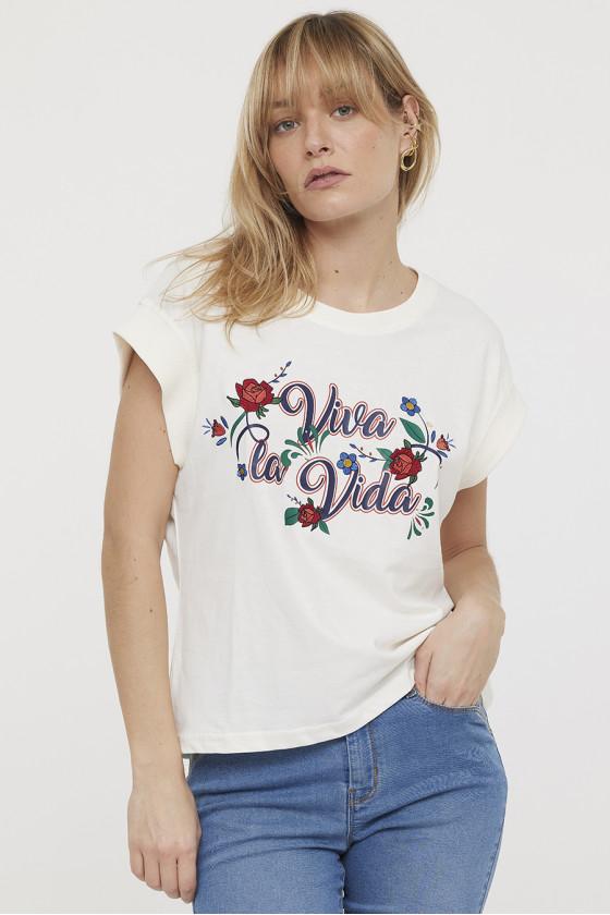 lee cooper T-shirt AZINA Ivory