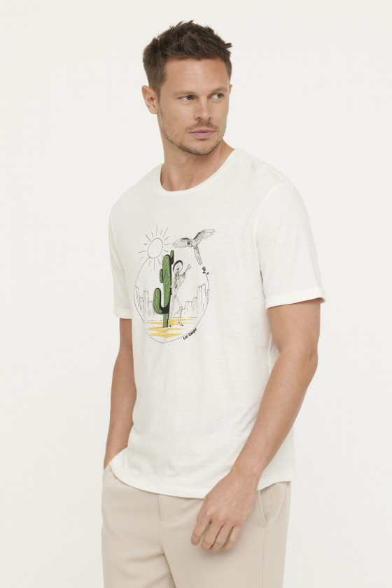 Lee Cooper T-shirt AZONO Ivory