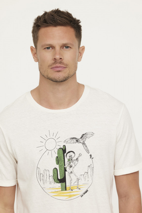 Lee Cooper T-shirt AZONO Ivory