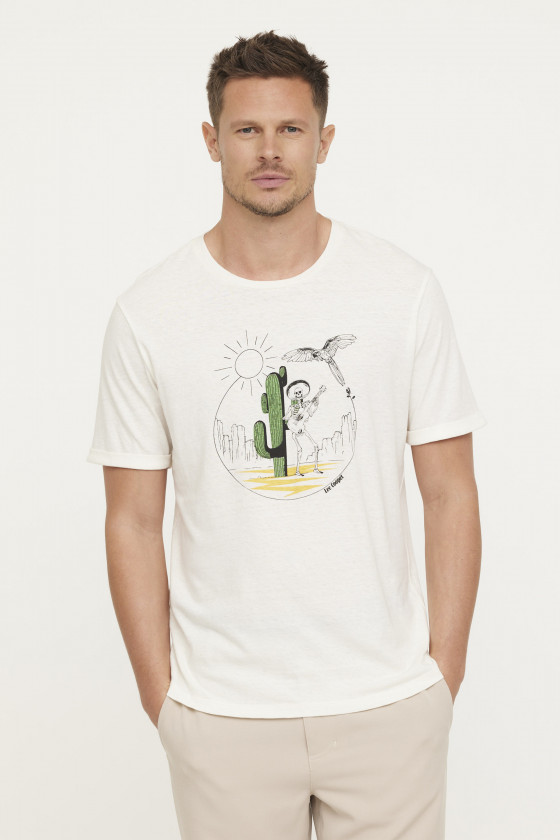 lee cooper T-shirt AZONO Ivory