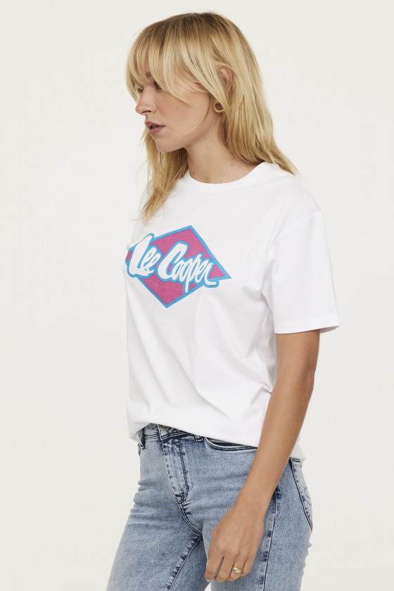 Lee Cooper T-shirt AZZIK Framboise