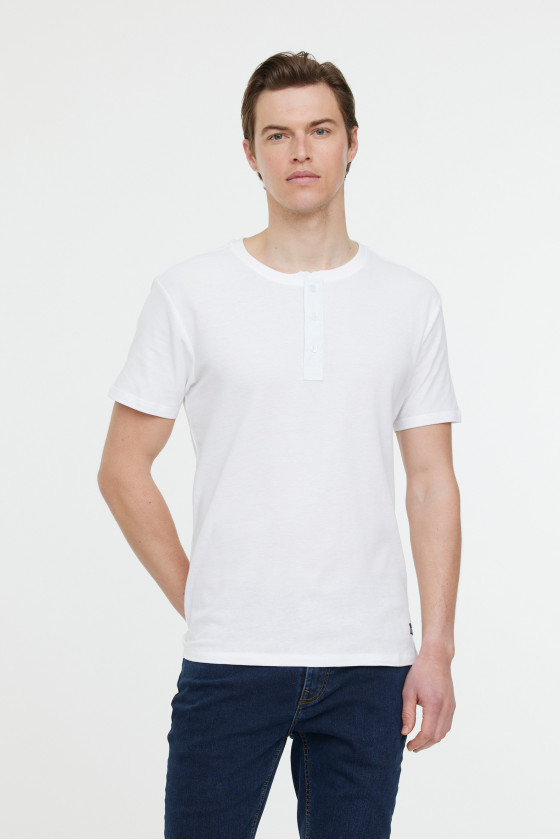 lee cooper T-shirt AZZO MC Optic white