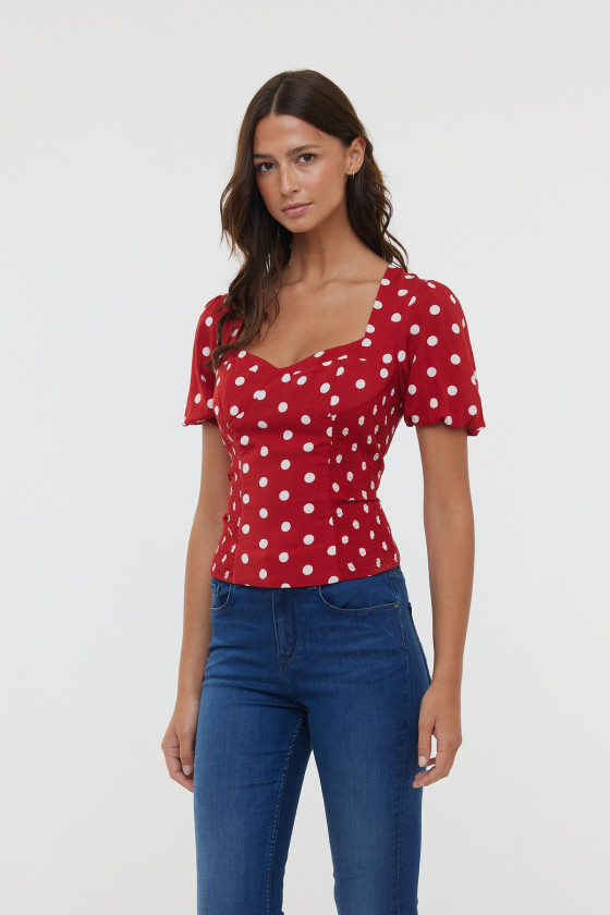 Lee Cooper Top MORANE M Berry