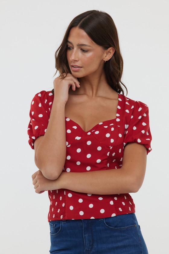 Lee Cooper Top MORANE M Berry