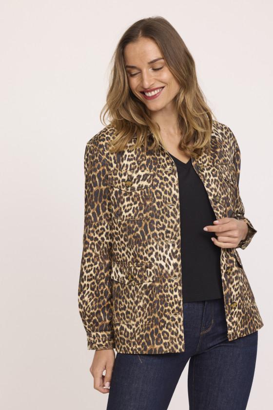 Lee Cooper Veste FARAH Léopard