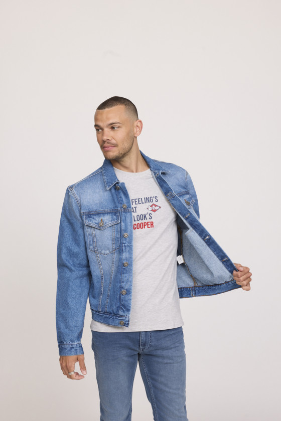 Lee Cooper Veste FELOW Vintage Medium Blue