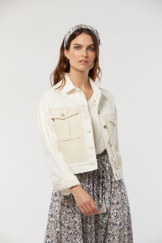 Lee Cooper Veste FEZZA Beige écru