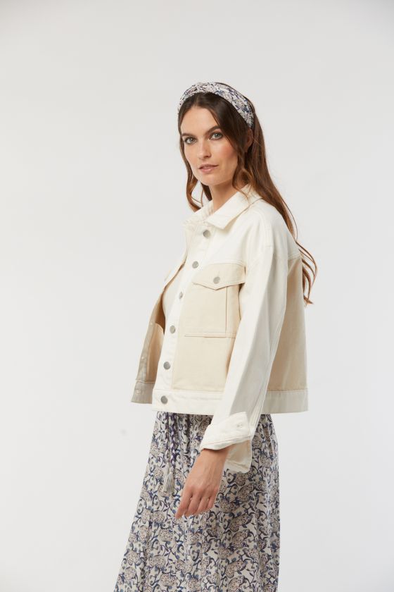 Lee Cooper Veste FEZZA Beige écru