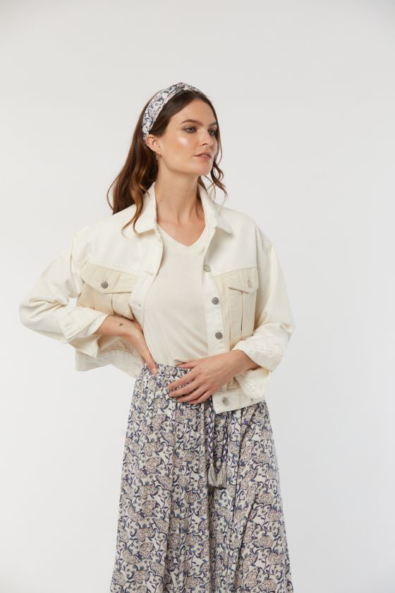 Lee Cooper Veste FEZZA Beige écru