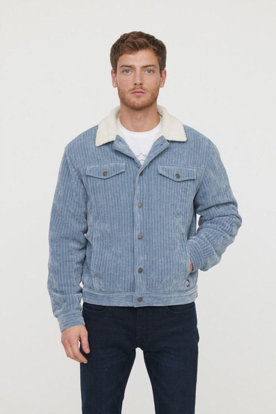 lee cooper Veste Framy Gris Bleu