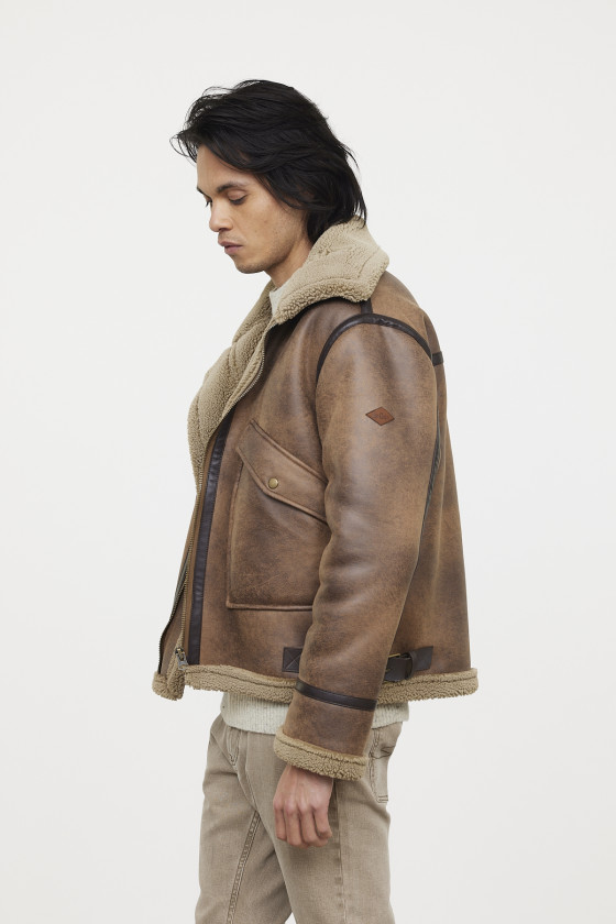 Lee Cooper Veste FUMO Brown