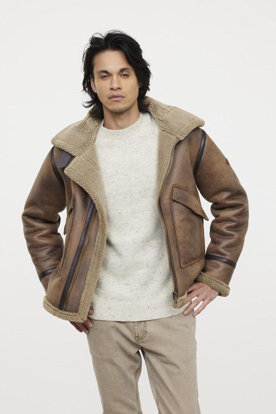 Lee Cooper Veste FUMO Brown