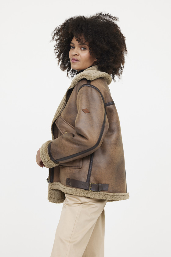 Lee Cooper Veste FUMO Brown