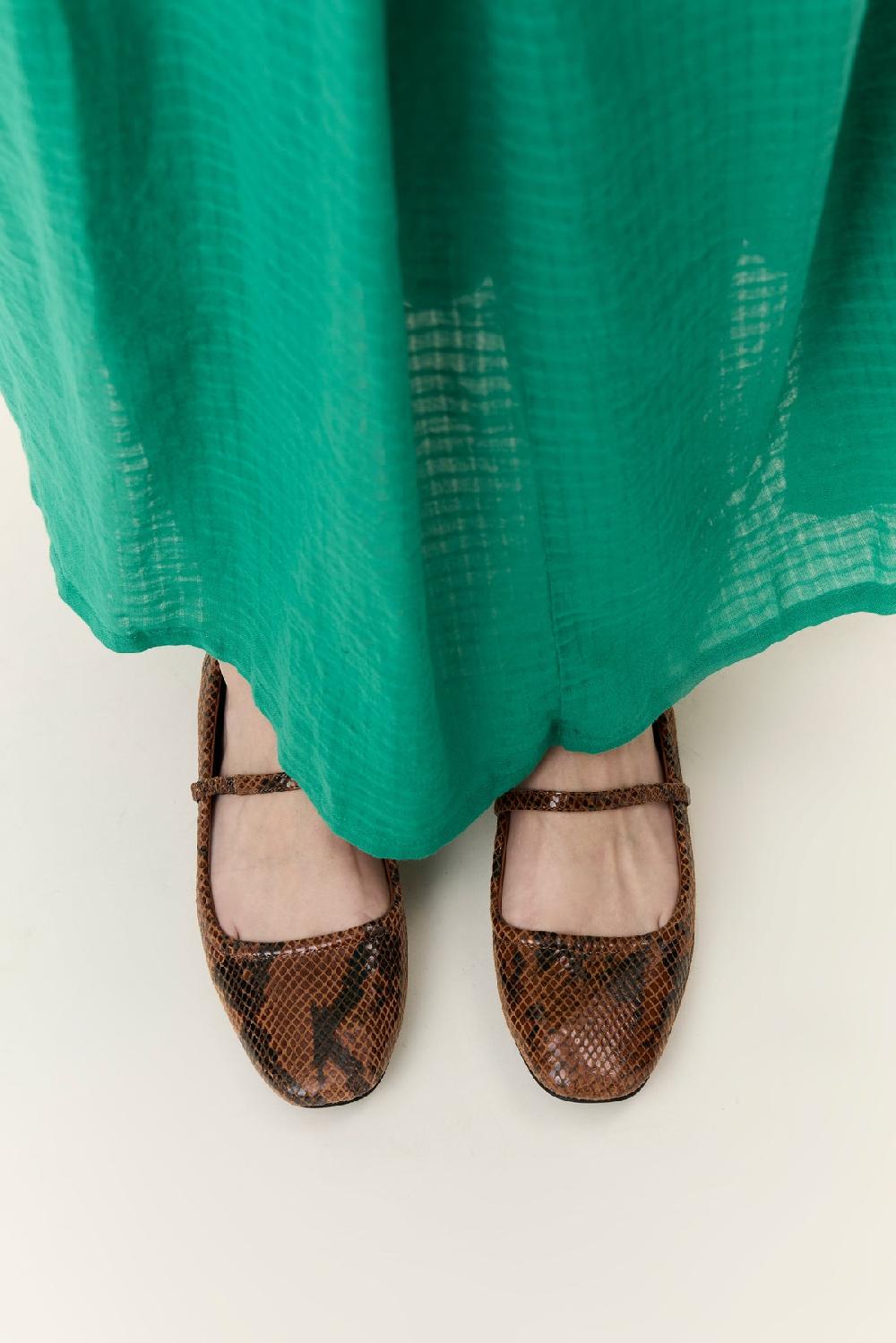 Leon & Harper Ballerines Margrit Pytn Camel