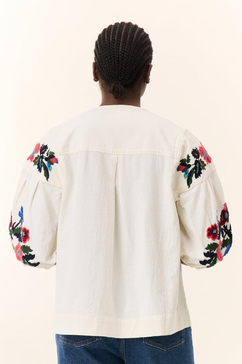 Leon & Harper Blouse Cacia Brd Off White