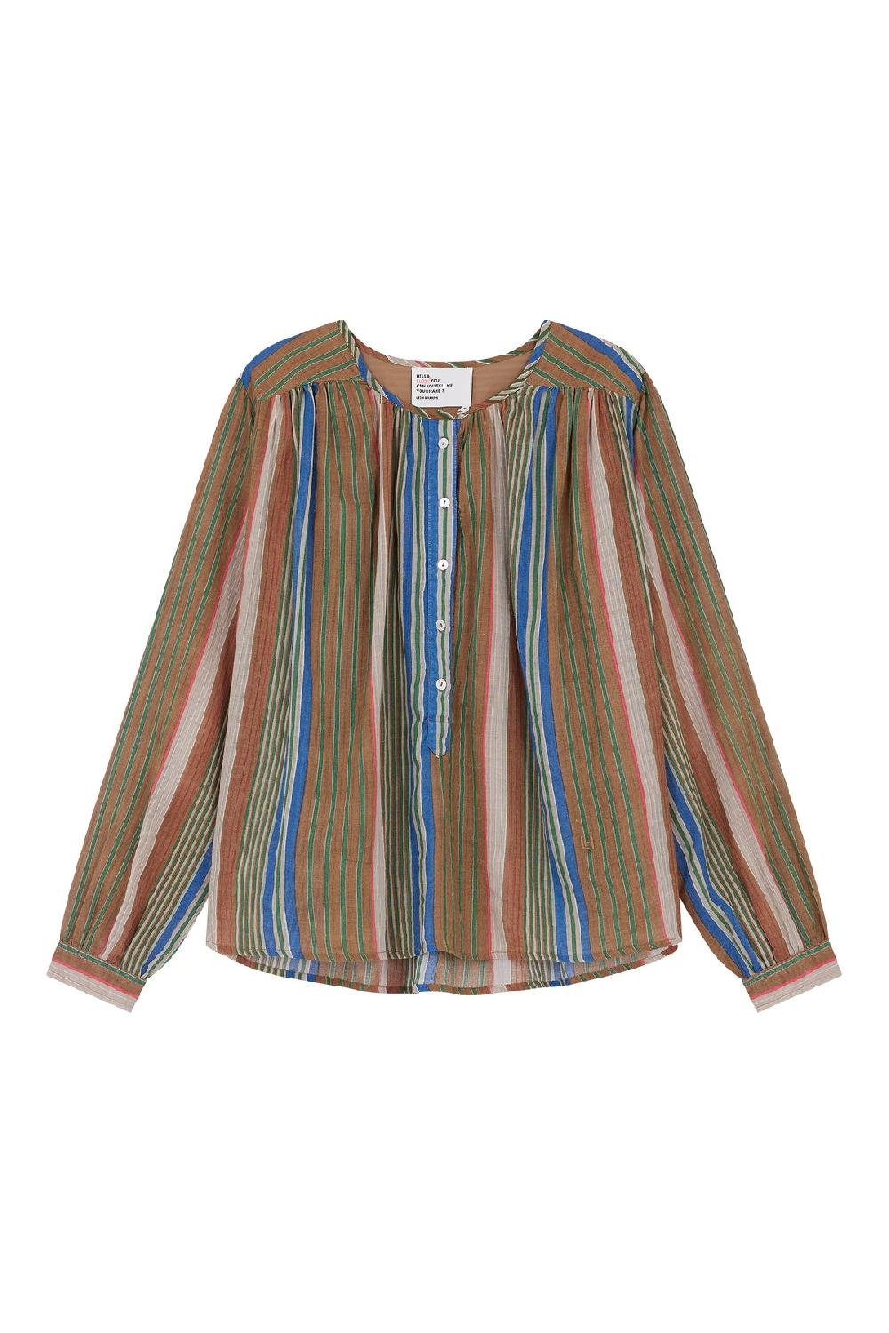 Leon & Harper Blouse Cake Strp Blue