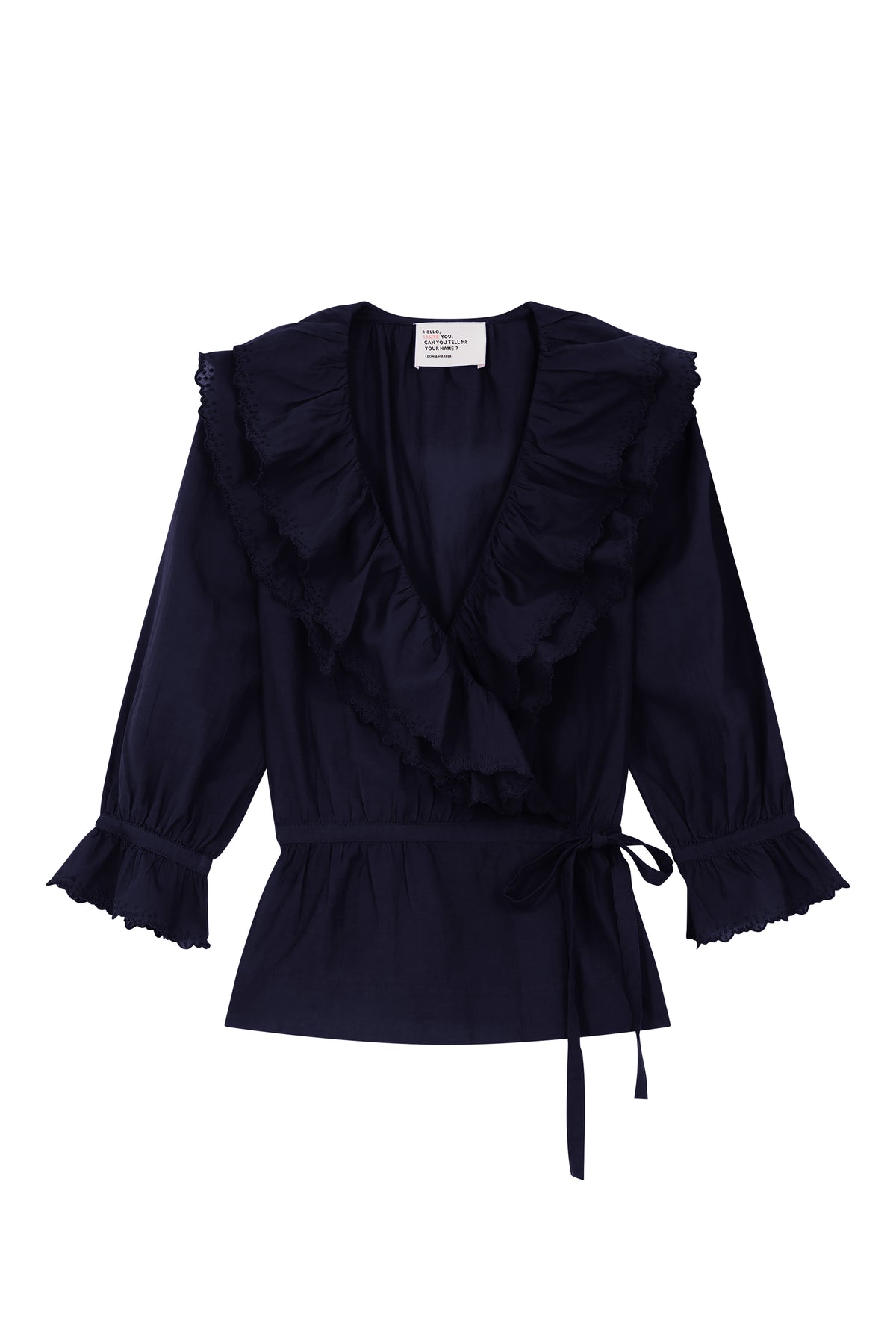 Leon & Harper Blouse Cala PLN Black Iris