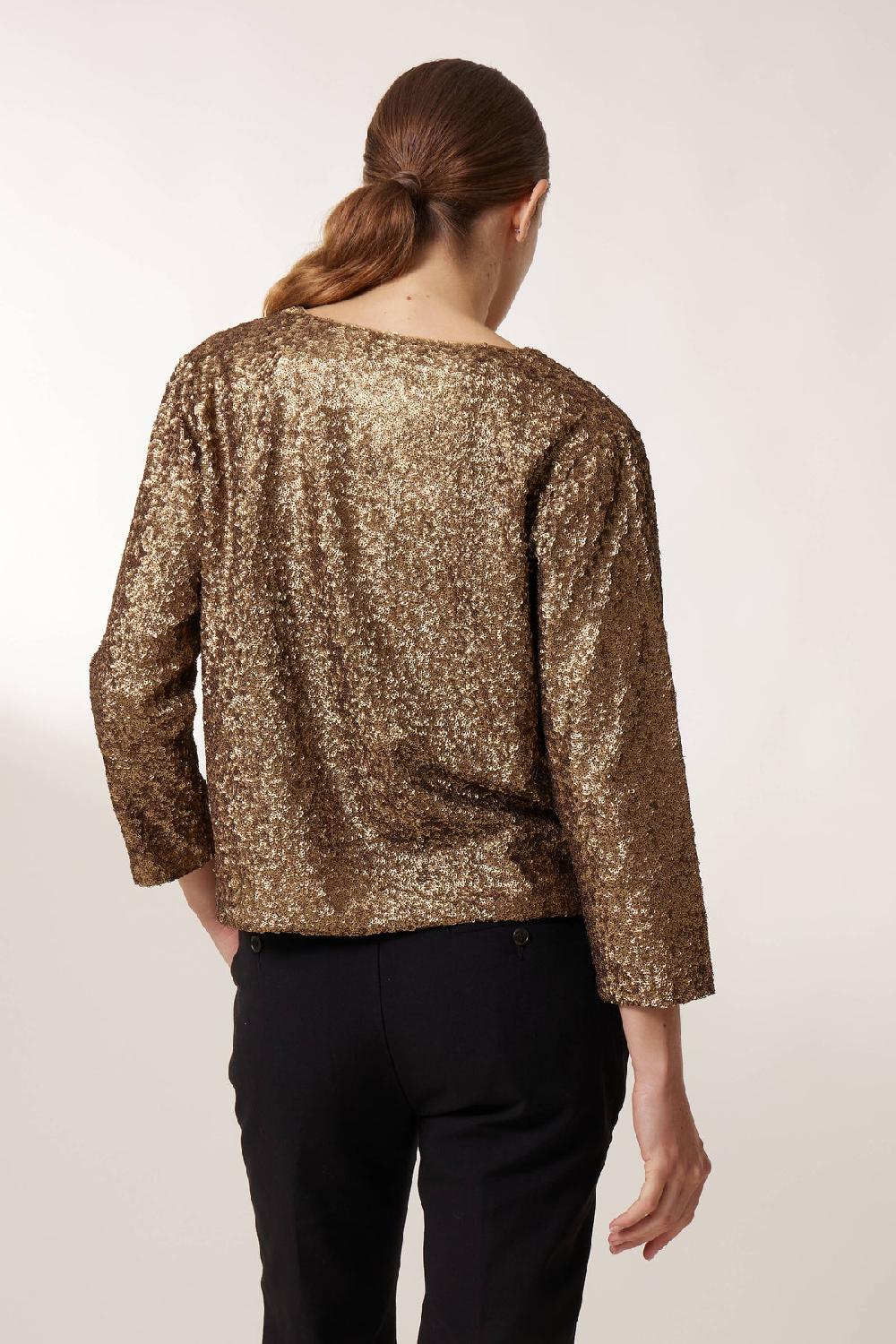 Leon & Harper Blouse Cassy PLN Gold