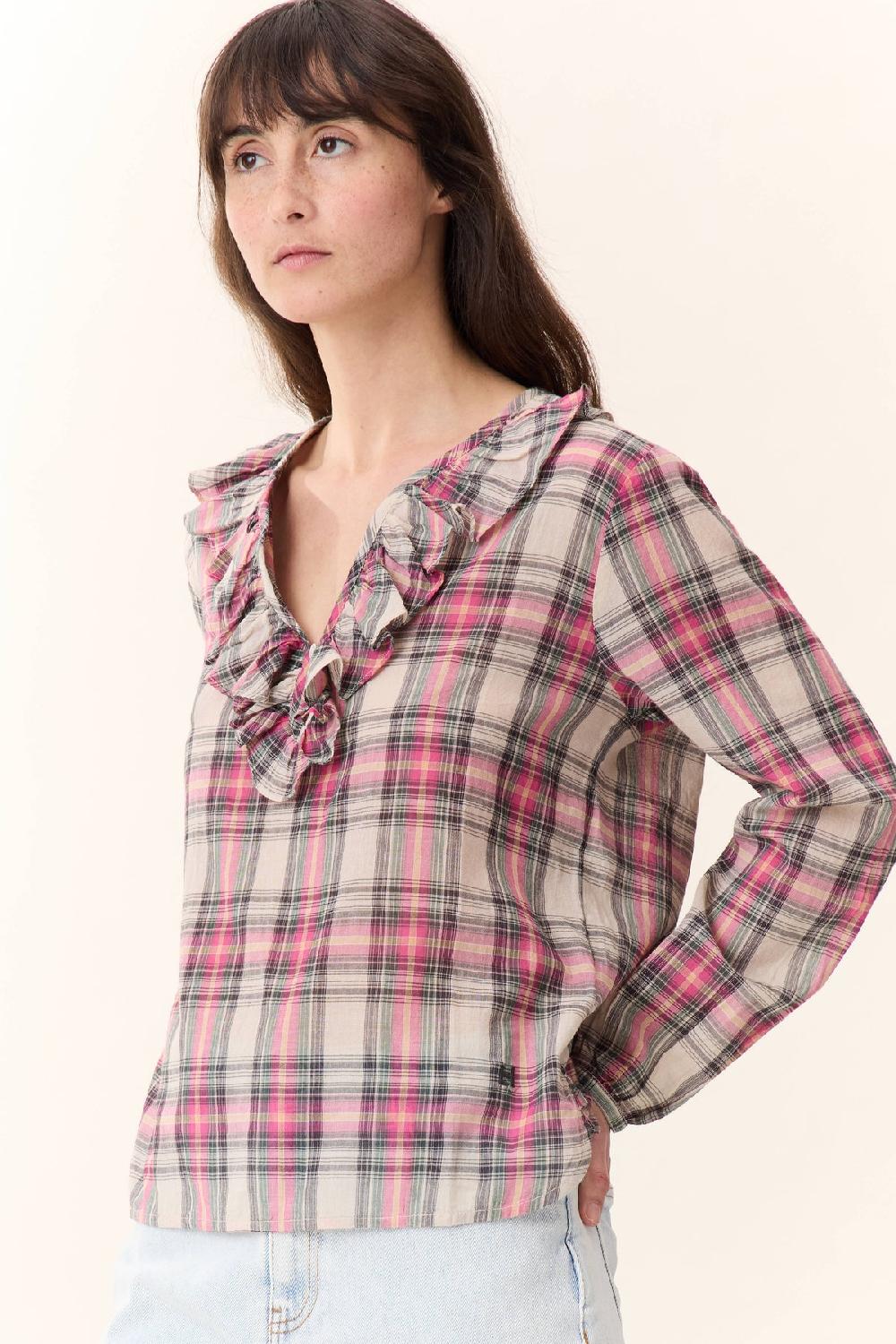 Leon & Harper Blouse Casta Crx Pink