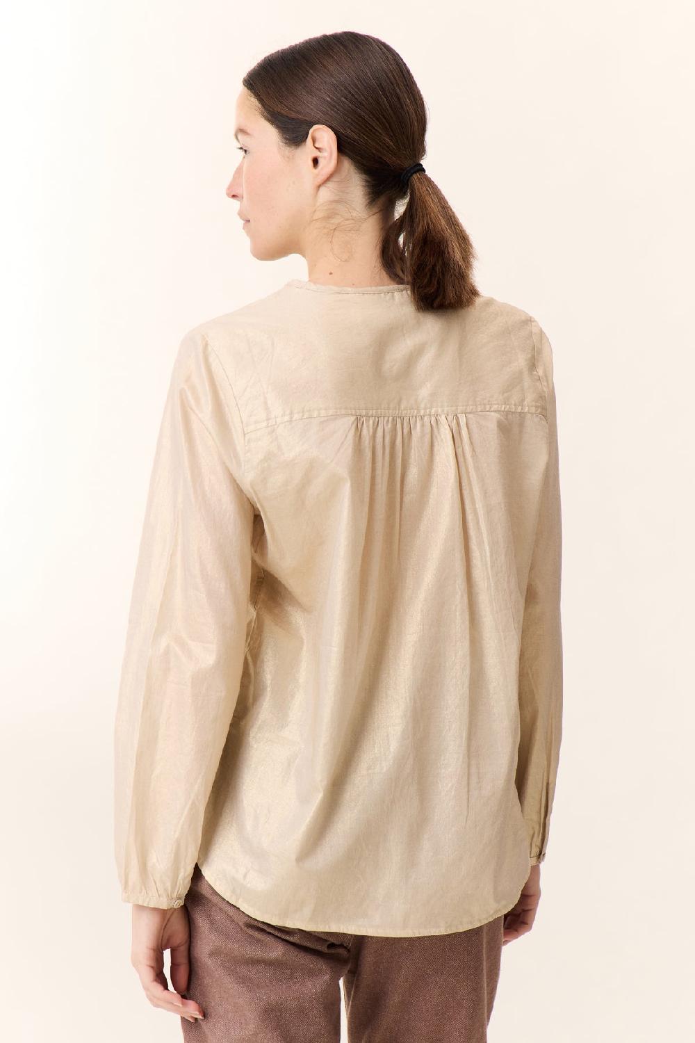 Leon & Harper Blouse Casta Foil Gold