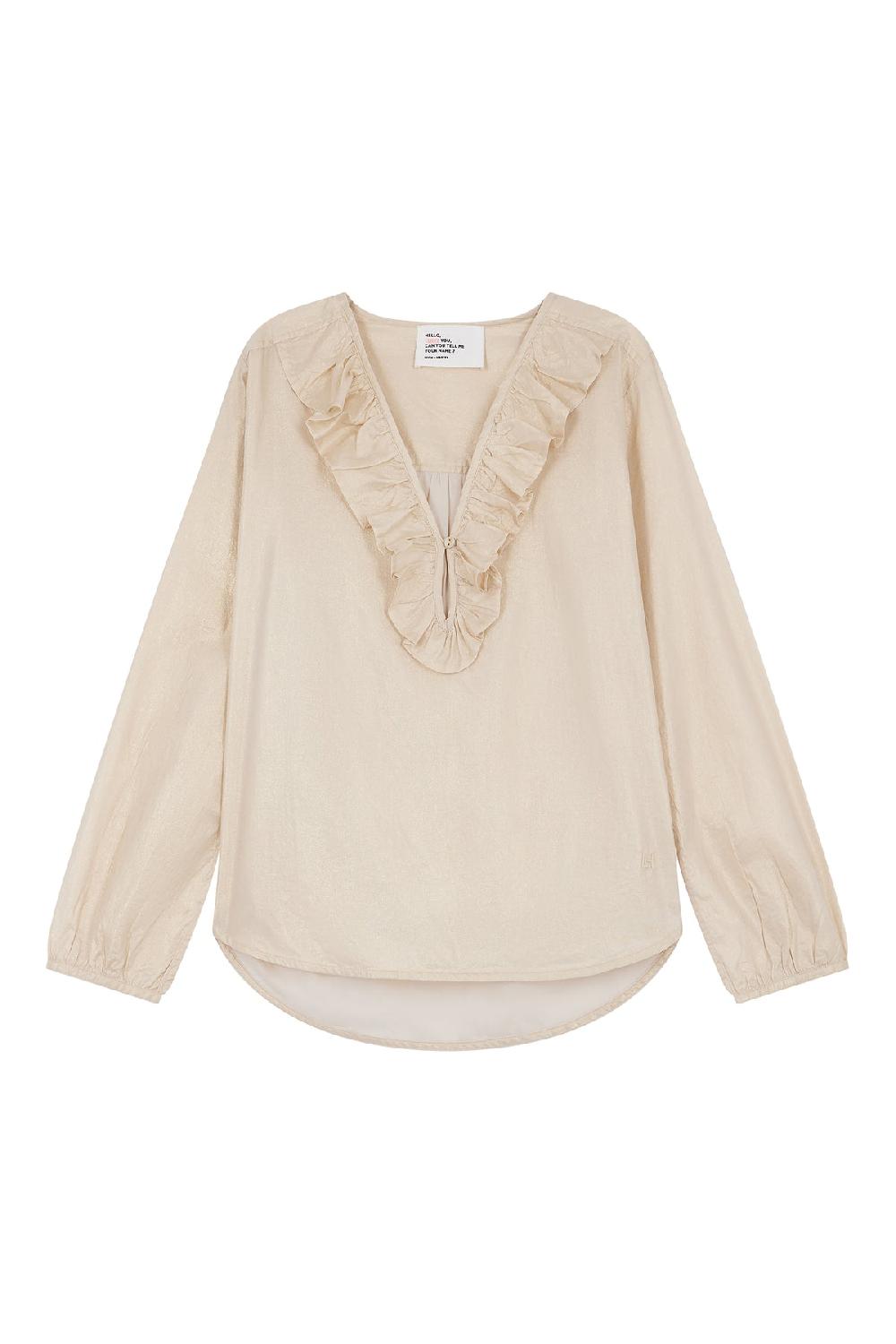 Leon & Harper Blouse Casta Foil Gold