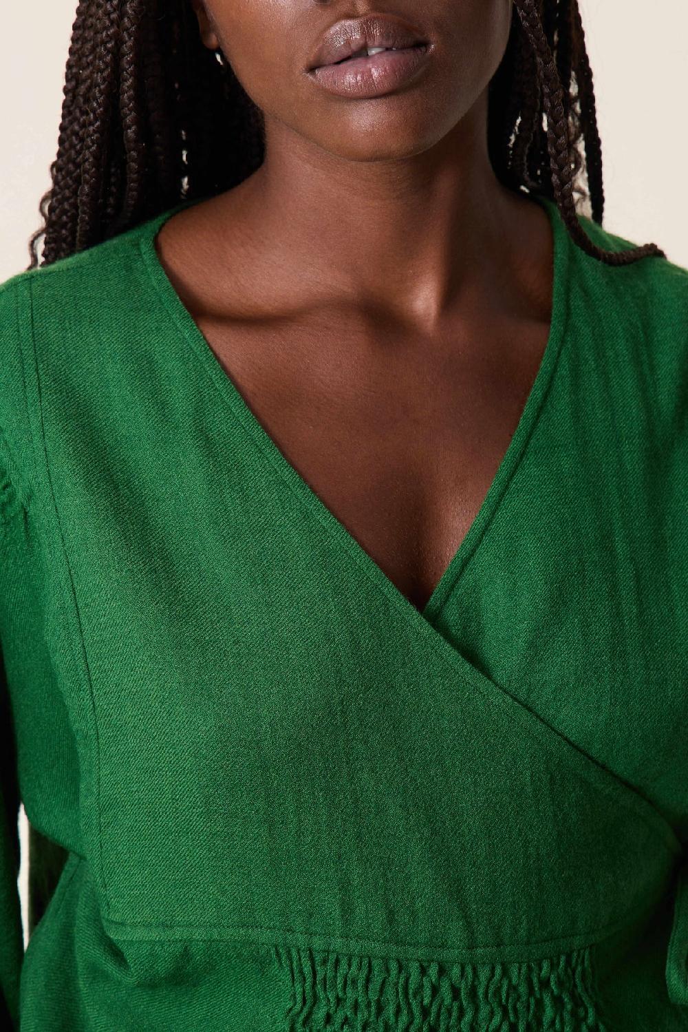 Leon & Harper Blouse Cicily PLN Green