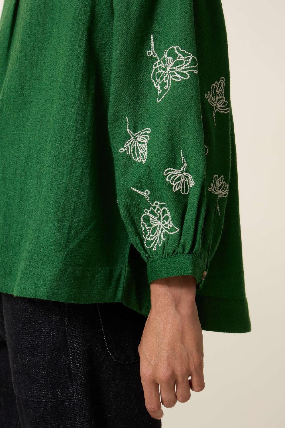 Leon & Harper Blouse Club PLN Green