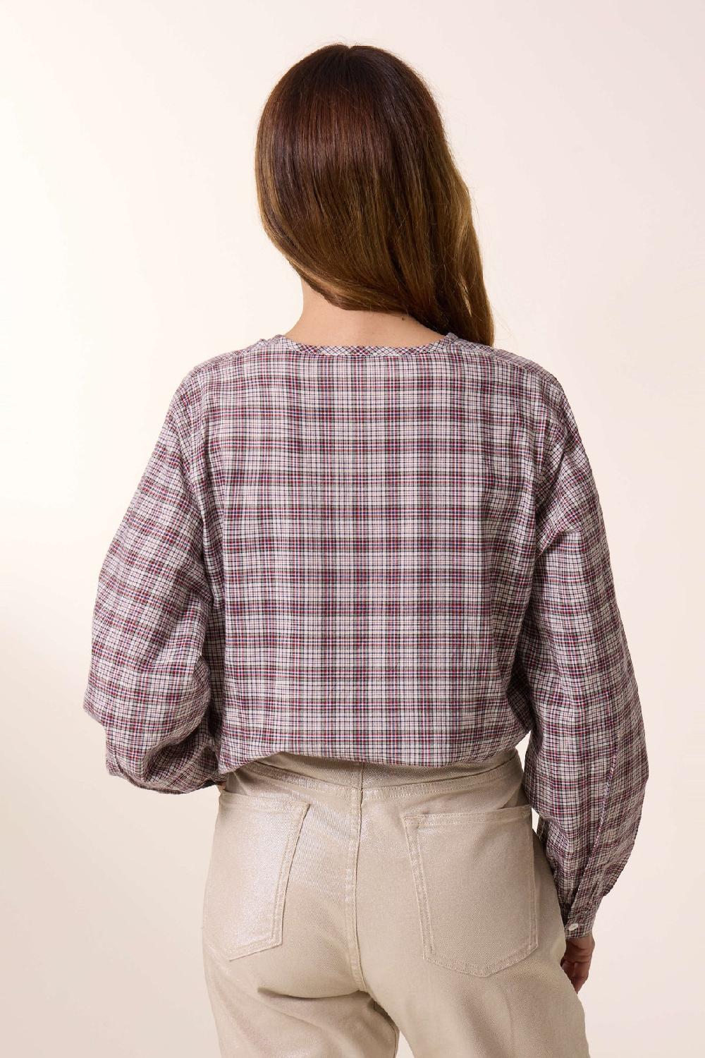 Leon & Harper Blouse Colina Check Multico