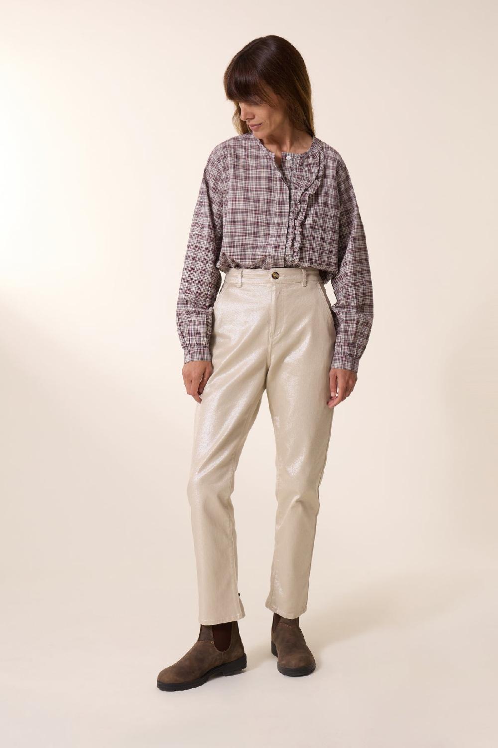 Leon & Harper Blouse Colina Check Multico