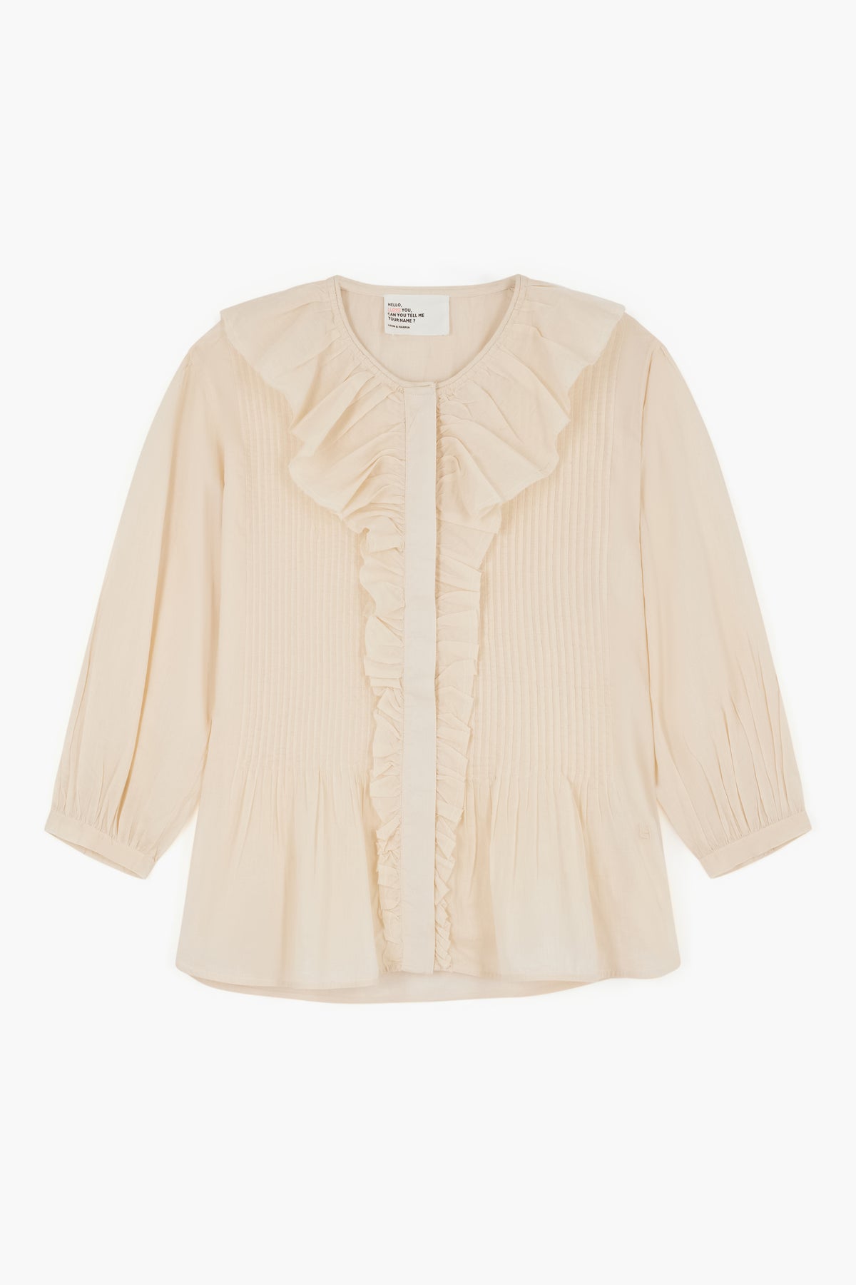 Leon & Harper Blouse Costin Plain Ecru