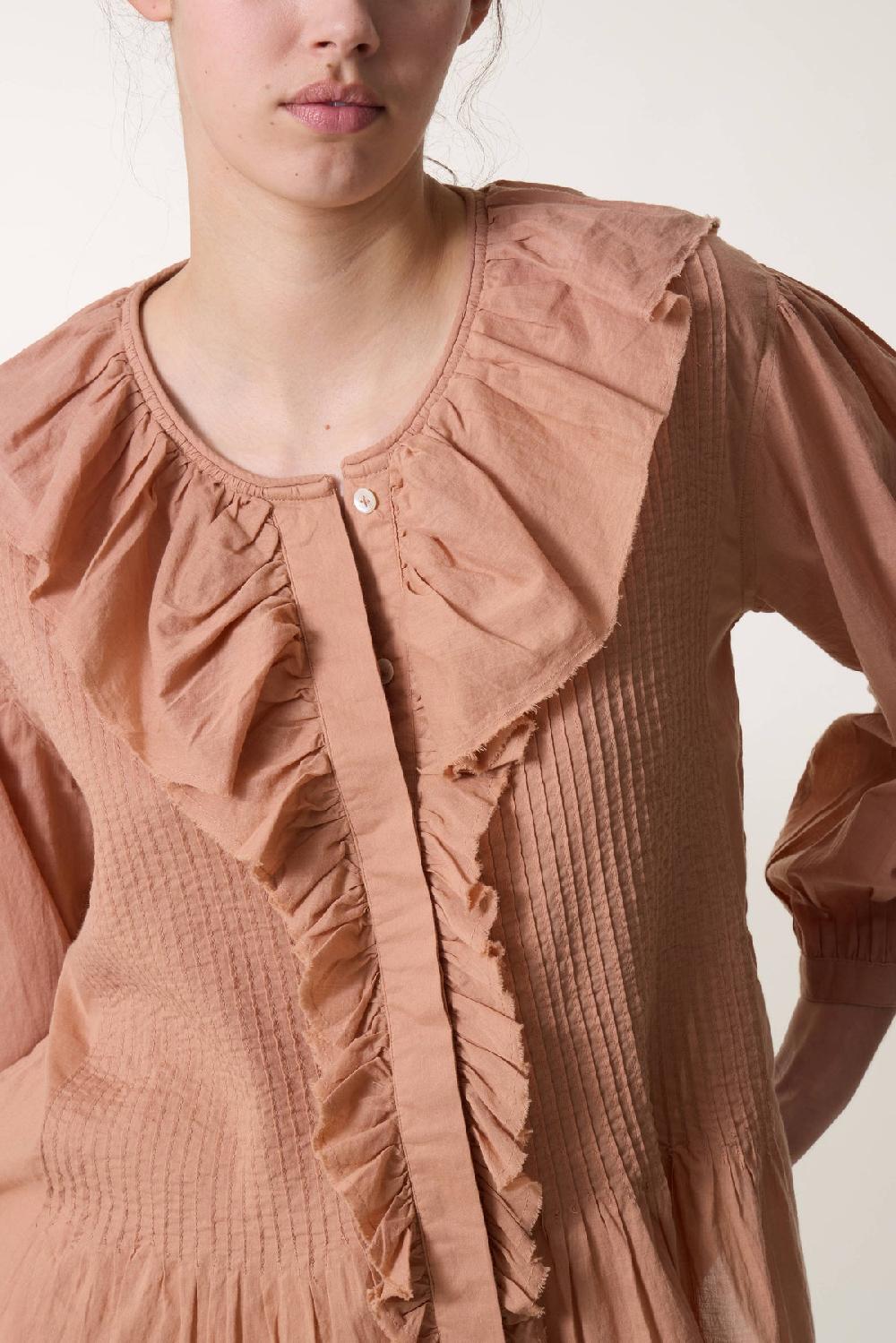 Leon & Harper Blouse Costin Plain Peach