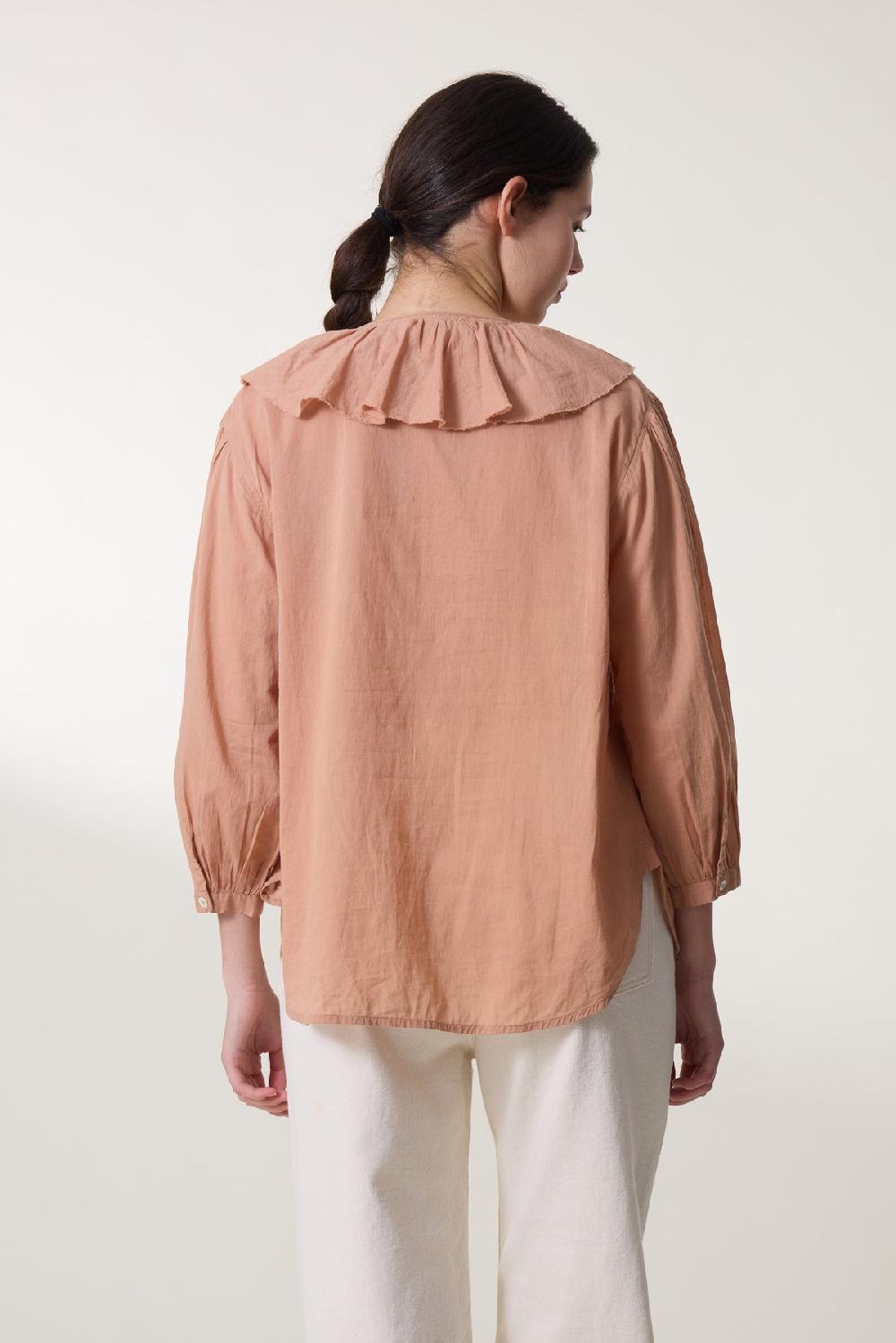 Leon & Harper Blouse Costin Plain Peach