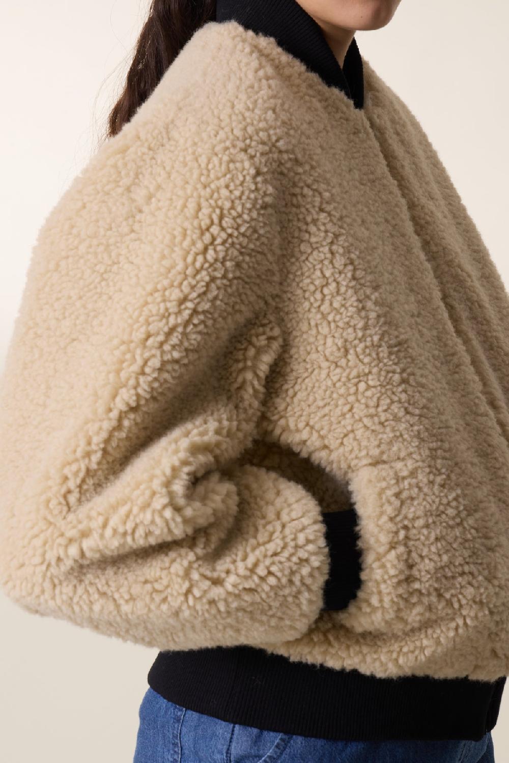 Leon & Harper Blouson Avarana Mix Off White