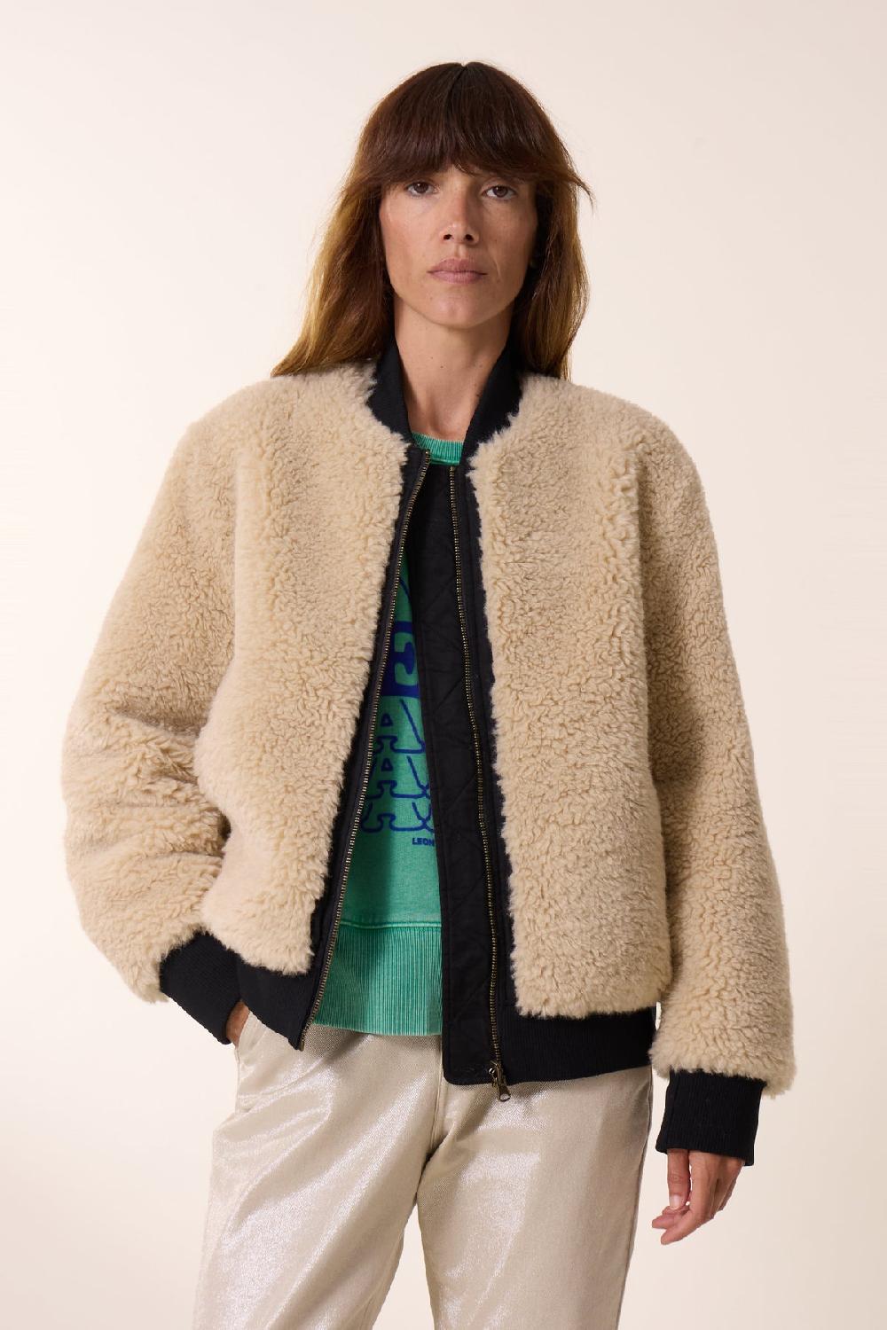 Leon & Harper Blouson Avarana Rev Khaki