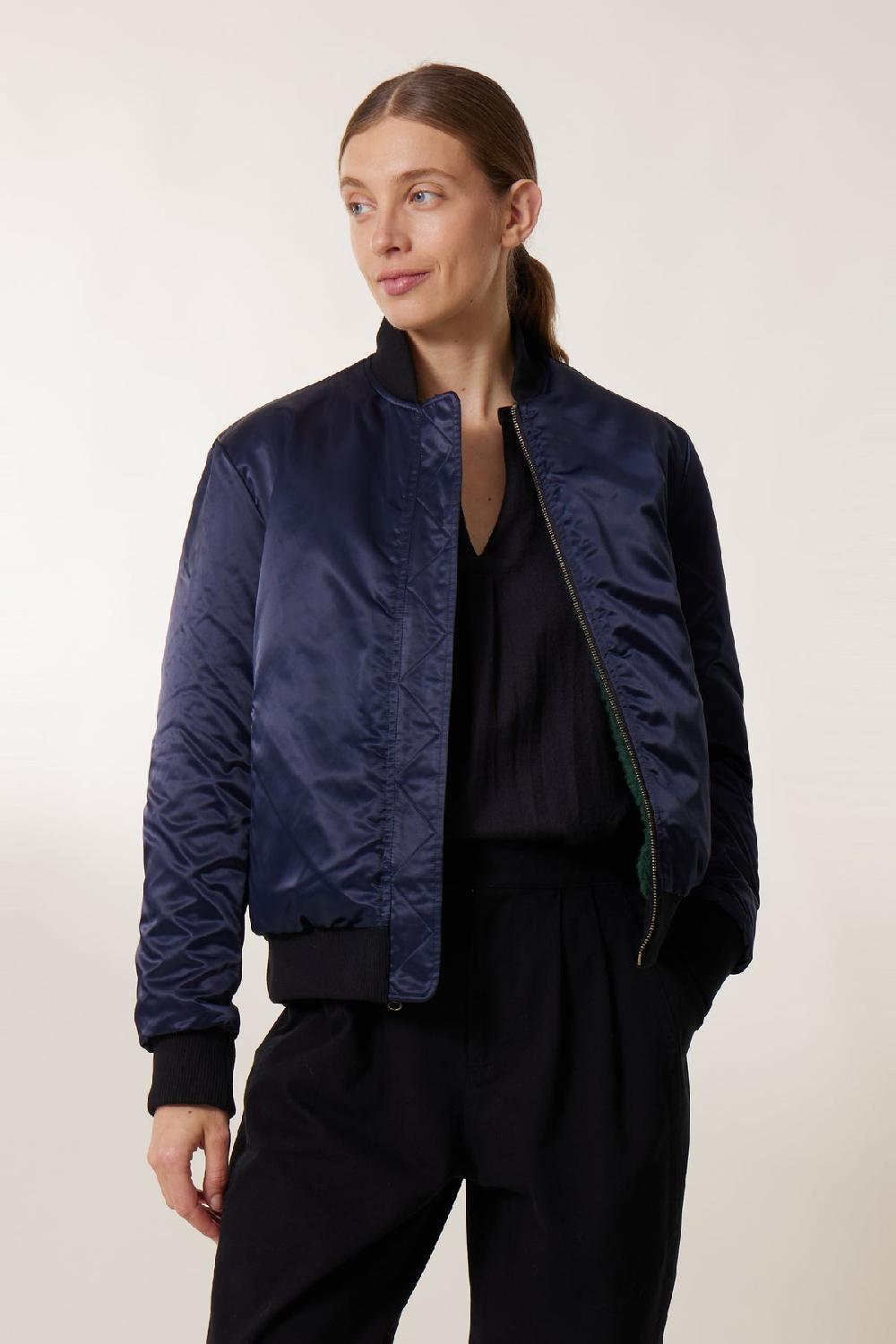 Leon & Harper Blouson Avarana Rev Navy