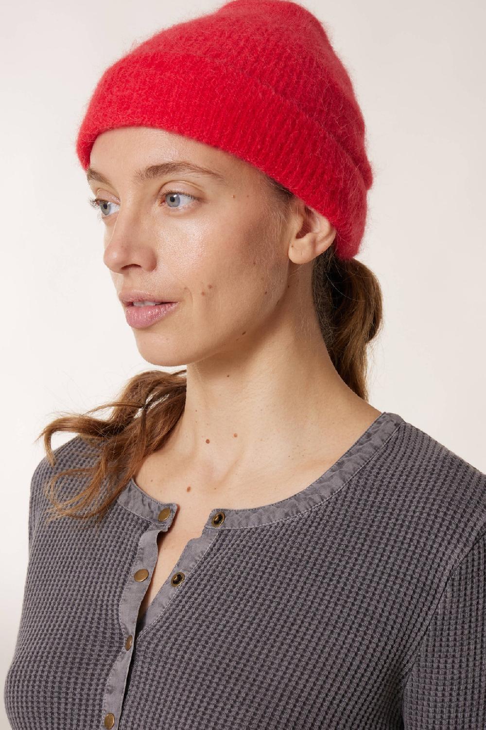 leon & harper Bonnet Mind PLN Red