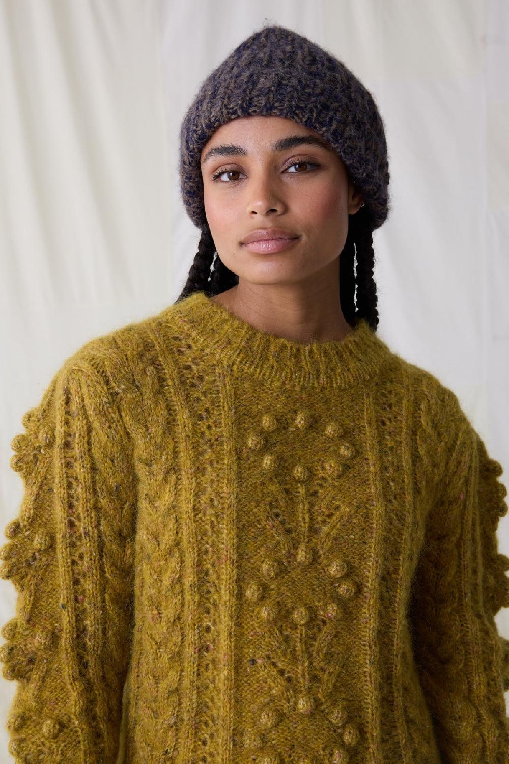 Leon & Harper Bonnet Mireil Mix Brown