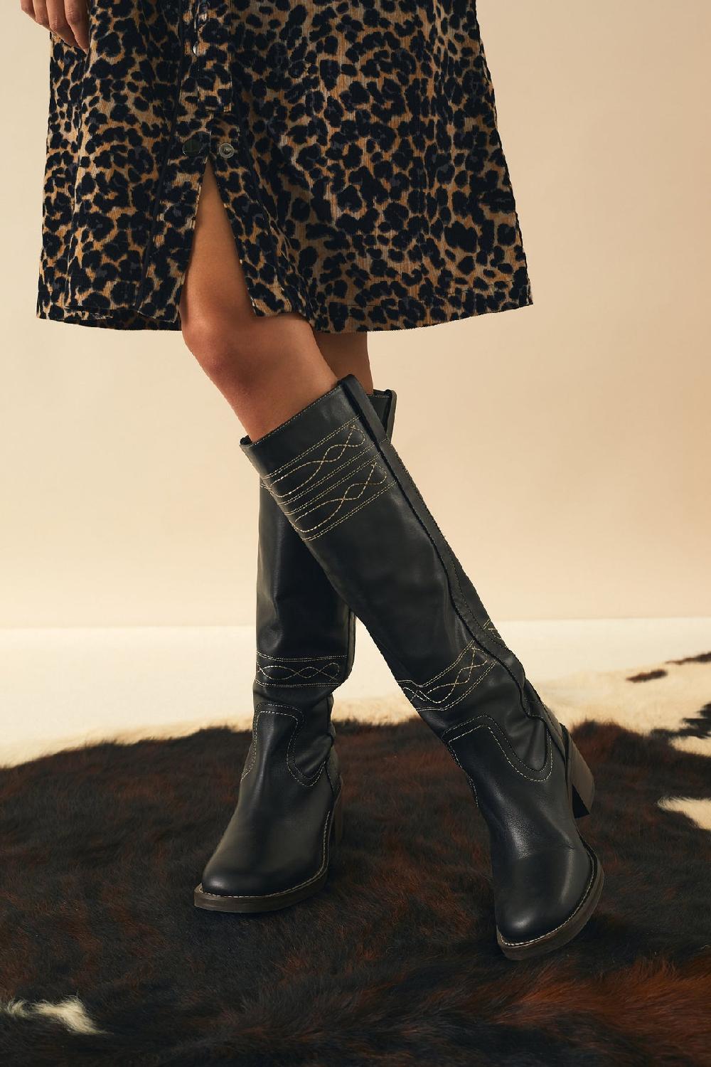 Leon & Harper Bottes Stuart AS24 Black Black