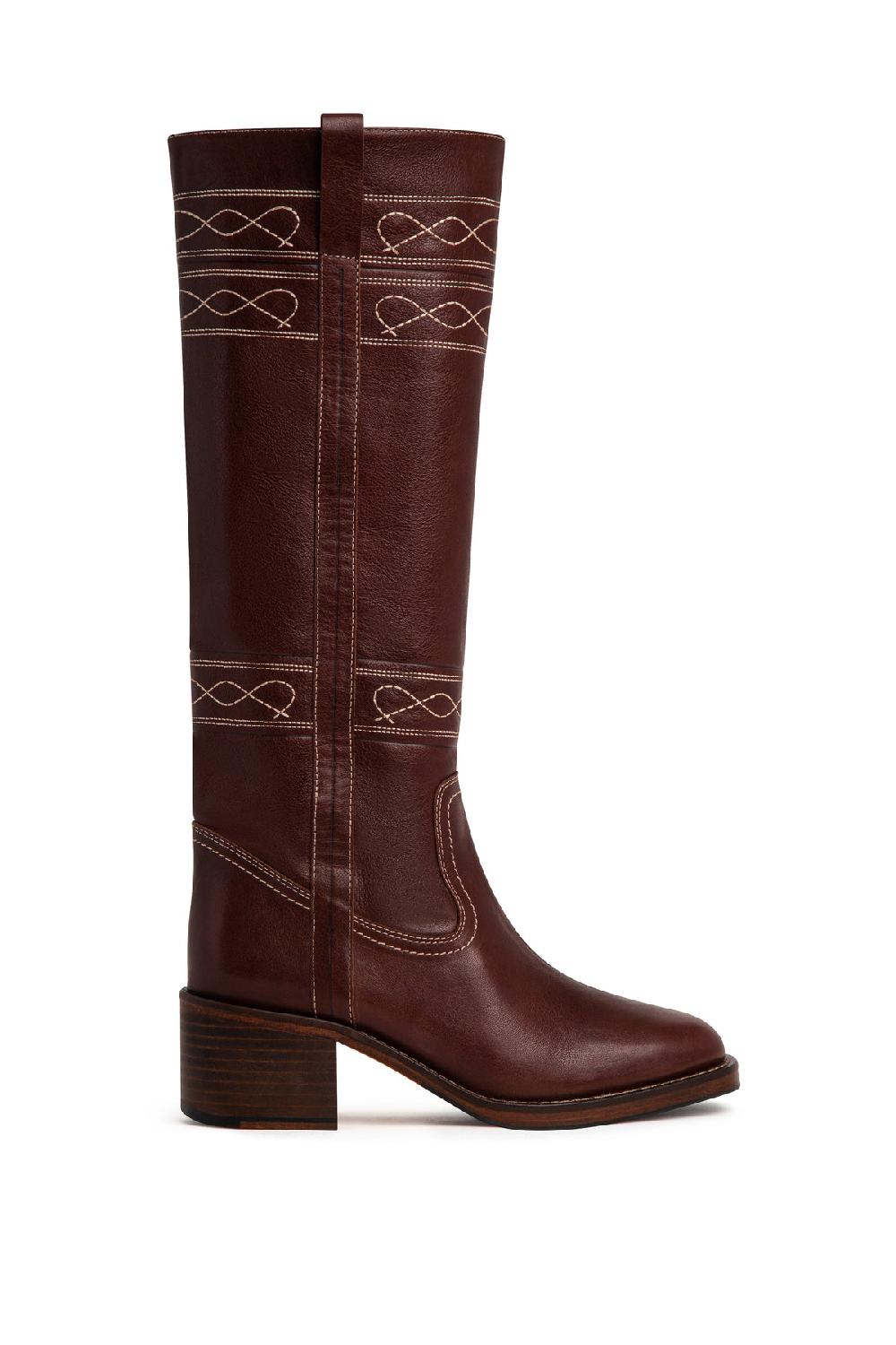 Leon & Harper Bottes Stuart AS24 Bordeaux Bordeaux