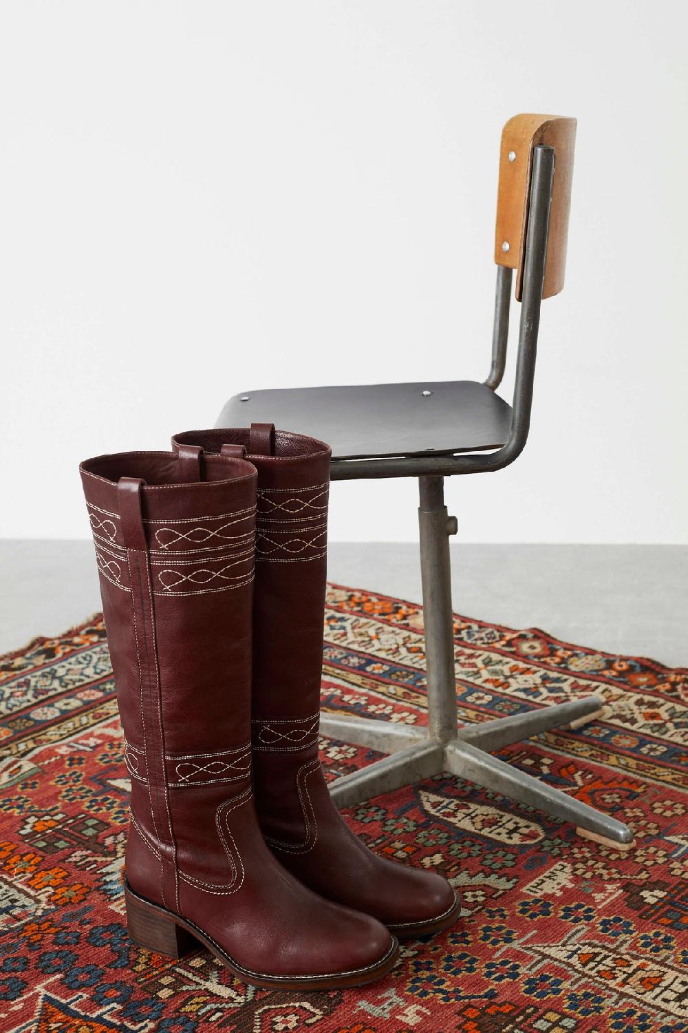 leon & harper Bottes Stuart AS24 Bordeaux Bordeaux